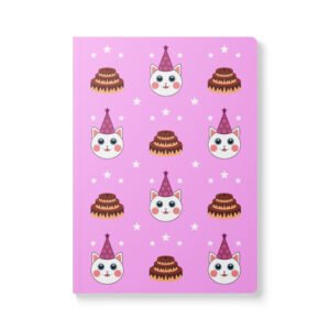 Dihtti & Cake Pattern (Light Purple) | Softcover Journal, 200 Pages