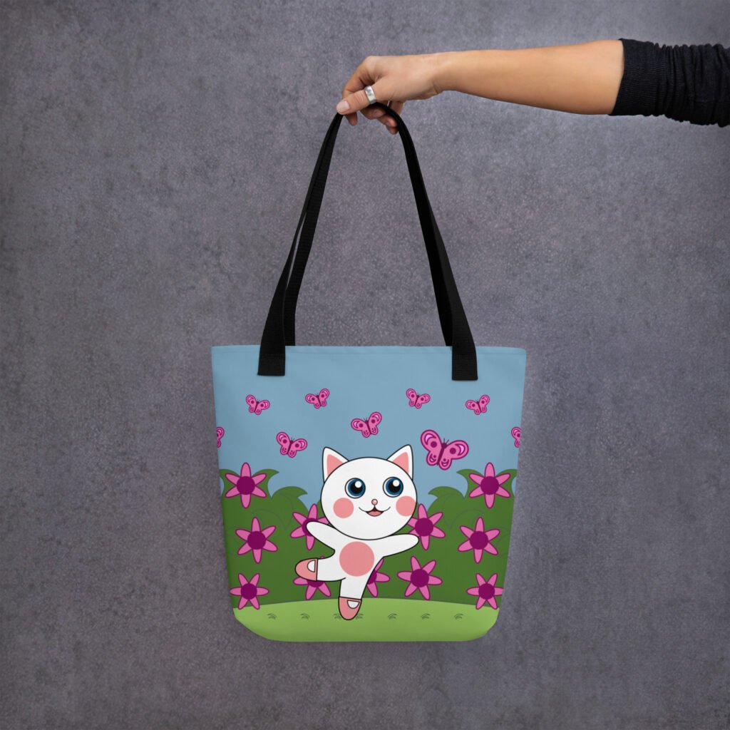Dihtti's Garden | Hand-Made, All-Over Print Premium Tote Bag
