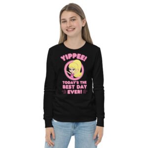 Yippee! Today’s the Best Day Ever! (Kathy) | (Youth) Long Sleeve Shirt | Regular Unisex Fit (3 Colors)