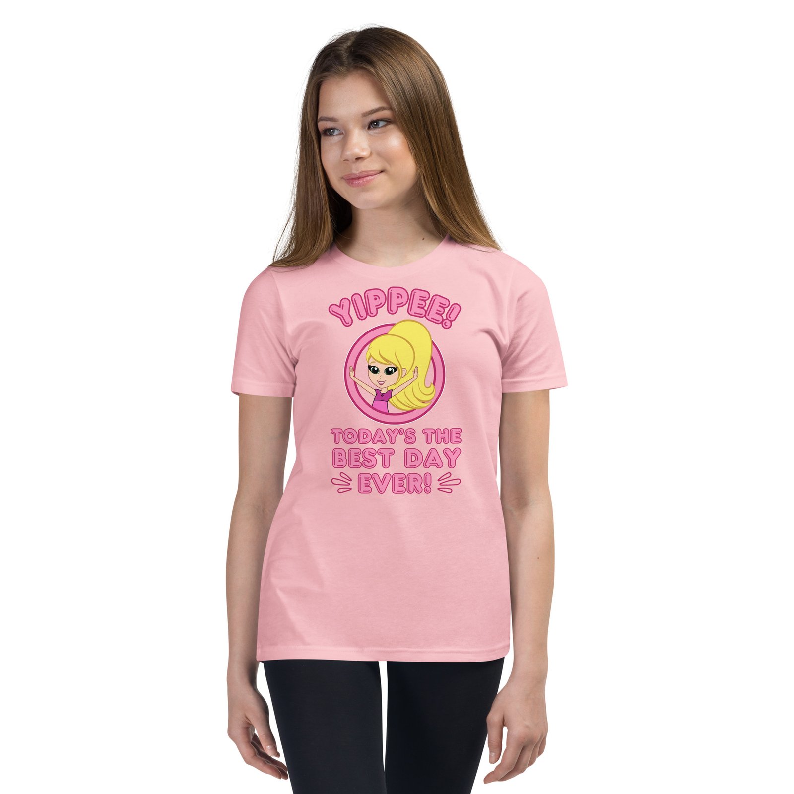 Yippee! Today’s the Best Day Ever! (Kathy) | (Youth) Premium T-Shirt | S-XL (5 Colors) - Image 2